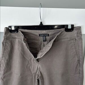 Eileen Fisher Chino Gray Pants size 2